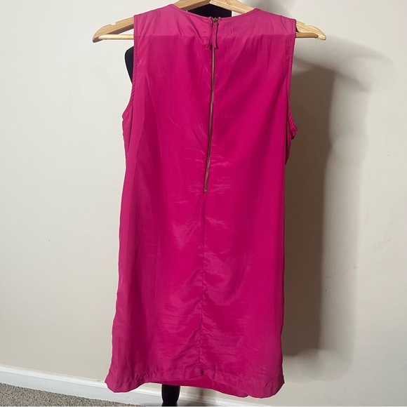 Brand + Label Women’s Hot Pink Sleeveless Tassel Mini Dress Sz S - Picture 6 of 10